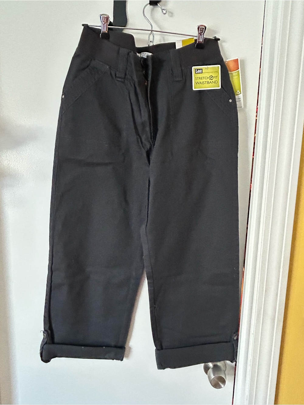 Lee Women’s Navy Stretch-Waist Chinos
